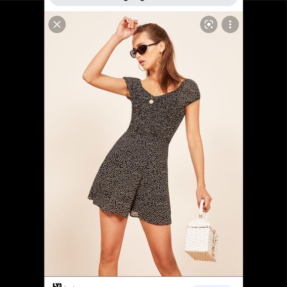 Reformation Hummingbird Dress Sz 8 - Picture 1 of 7